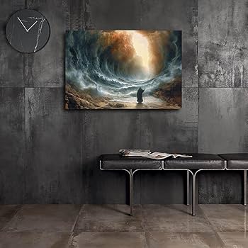 Amazon.co.jp: QQLADY Moses Parted the Red Sea Jesus聖書